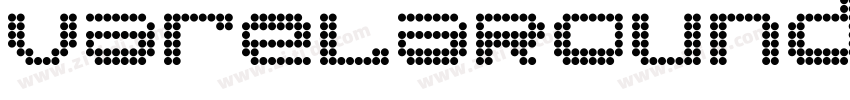 VarelaRound Regular字体转换